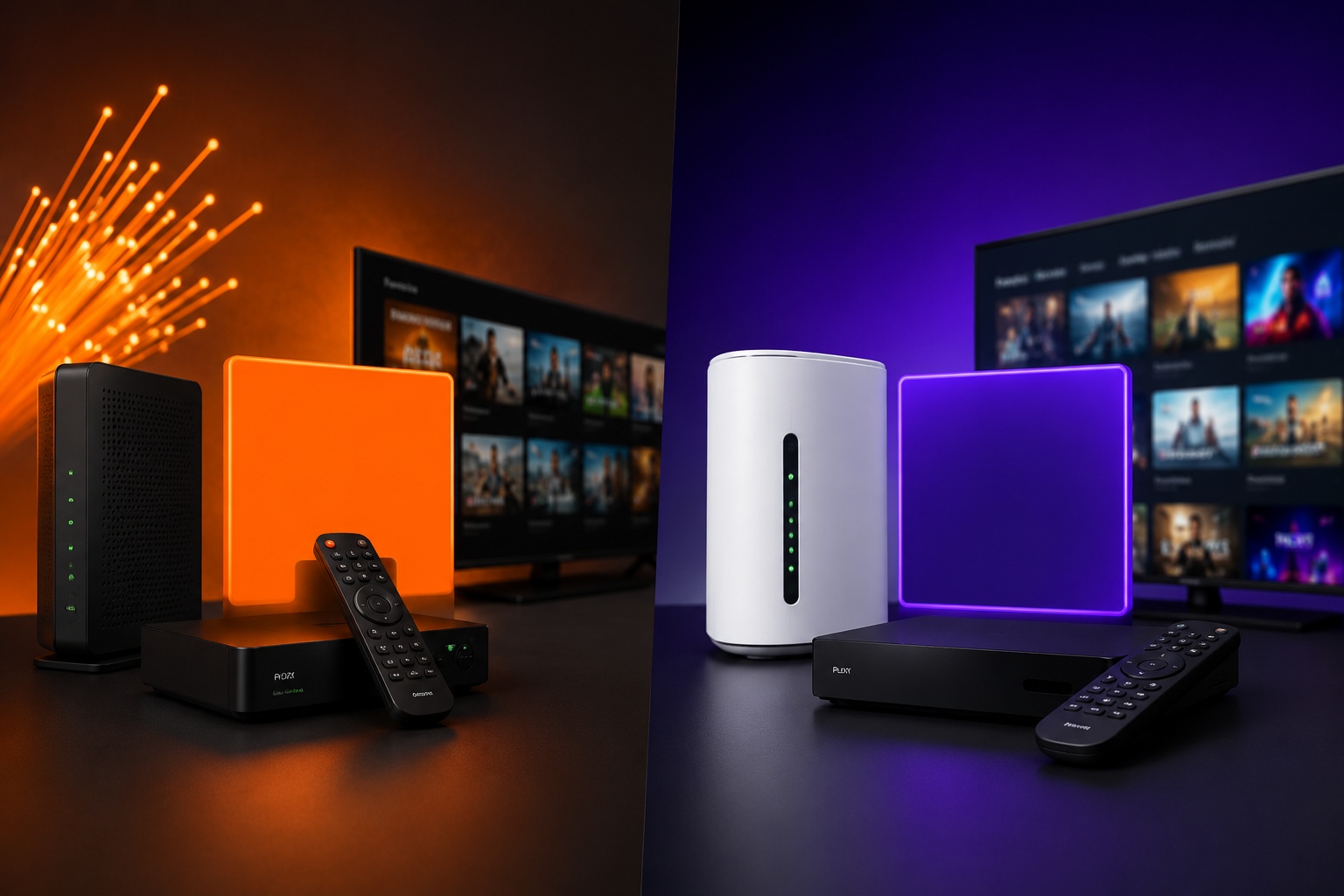Internet i telewizja porównanie abonamentu Play i Orange